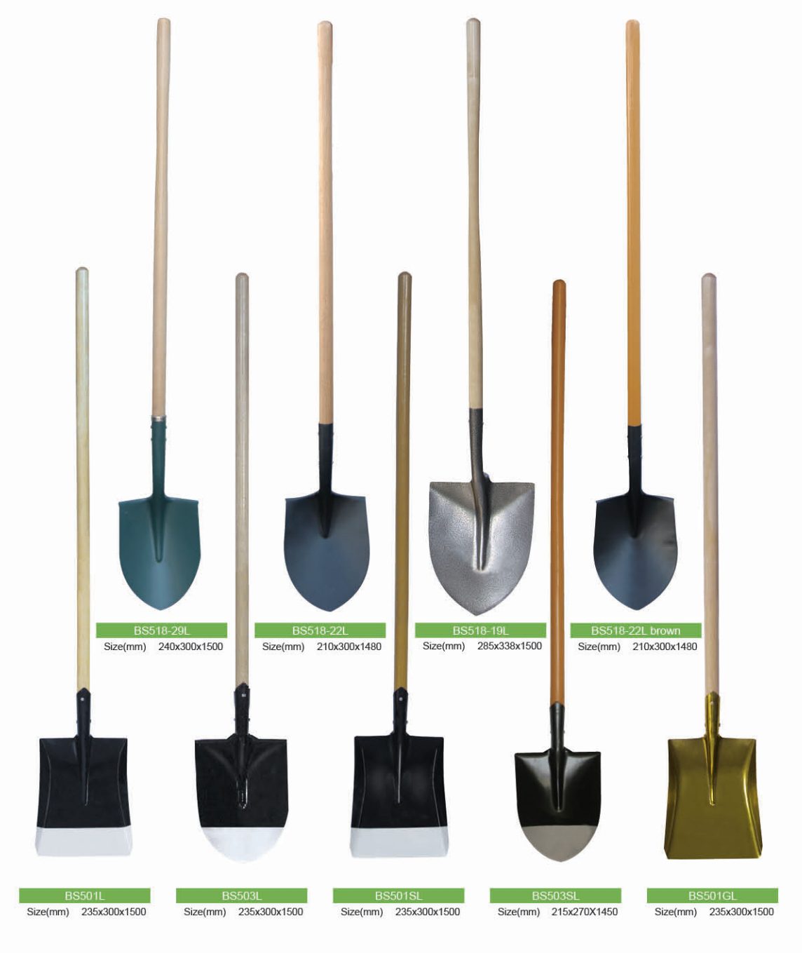 Premium Steel Long Handle Digging Shovel for Heavy Use