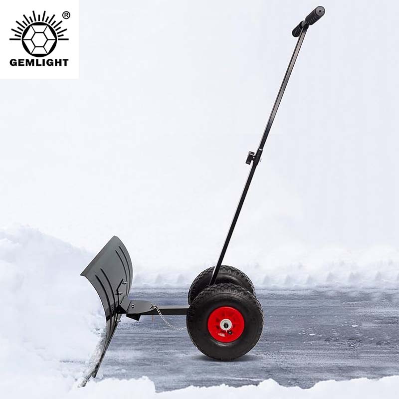 Snow Pusher Shovel for Driveway With Wheels for Fast Clearing - 图片 2